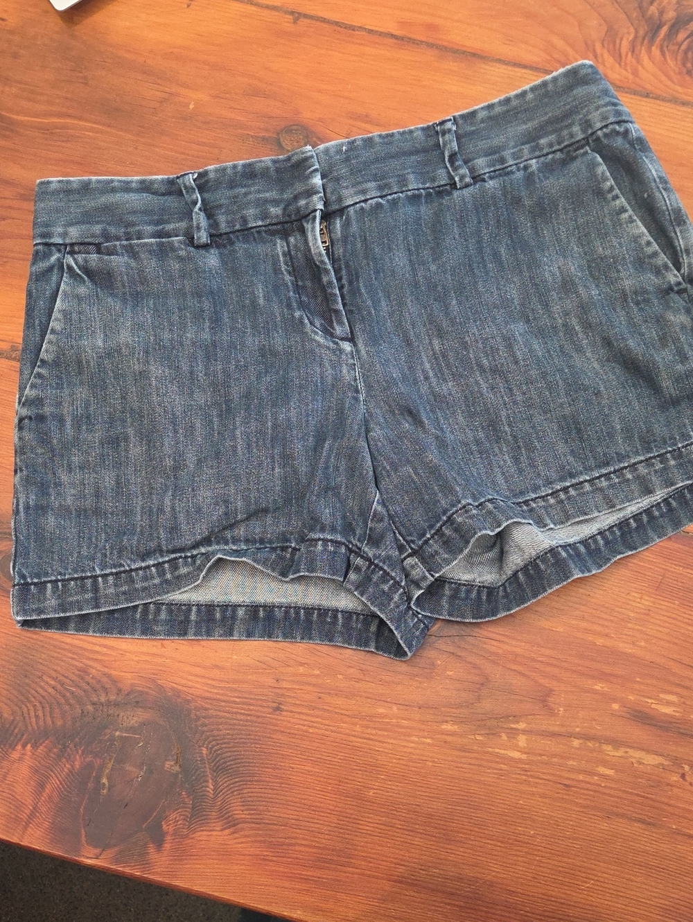 Loft Denim Womens Cuff Shorts Size 4